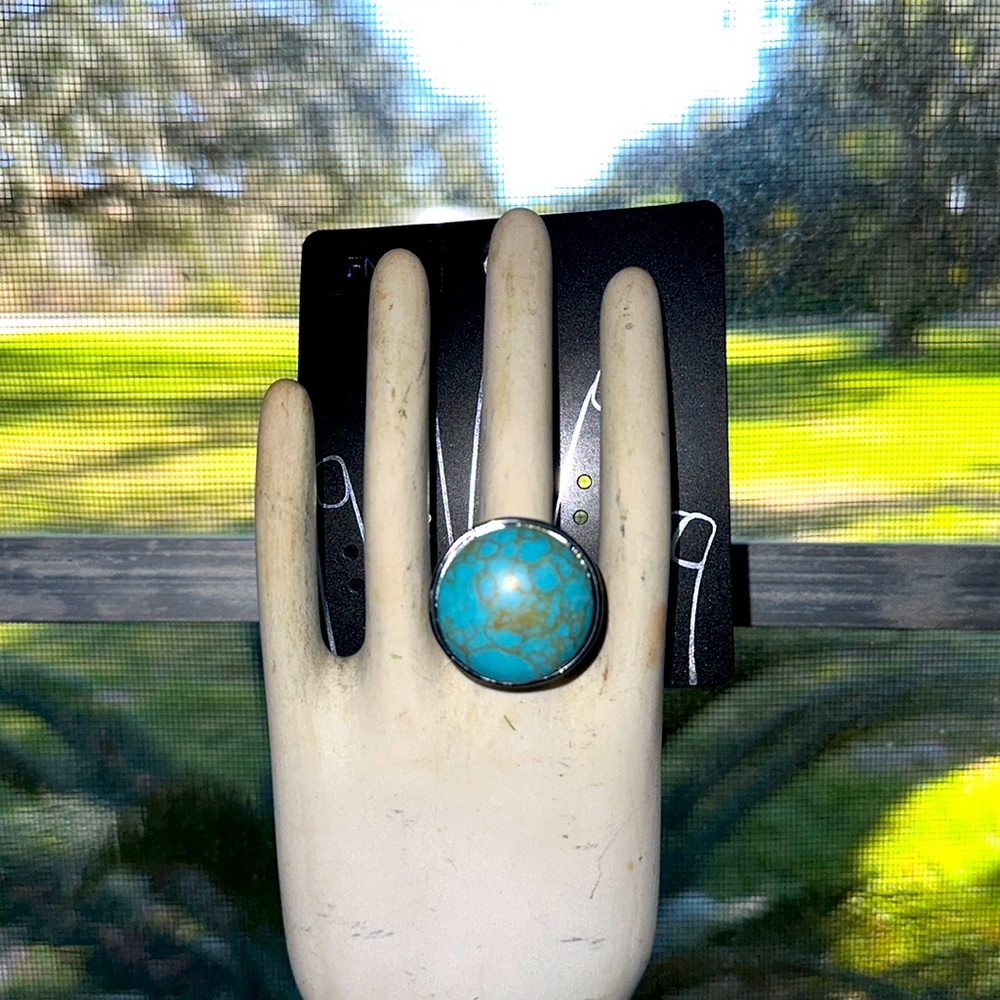 FNYC STRETCHY TURQUOISE RING.   NEW🌟